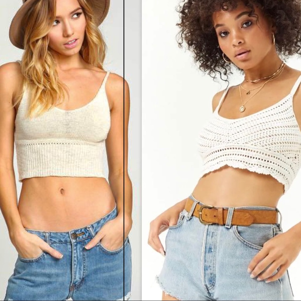 Two crop tops